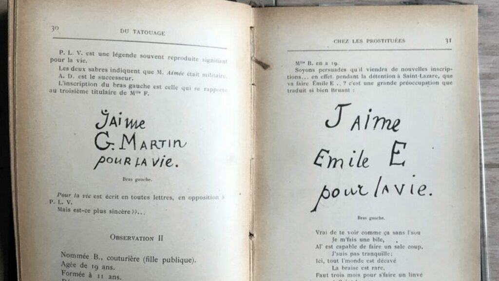 Lire la suite à propos de l’article Du tatouage chez les prostituées, étude du Dr Le Blond