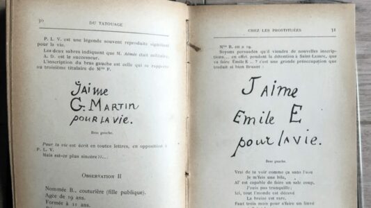 Du tatouage chez les prostituées, étude du Dr Le Blond