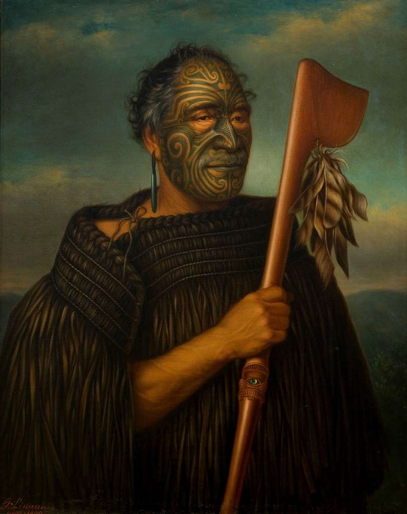 Portrait de Tamati Waka Nene par Gottfried Lindauer. 1890